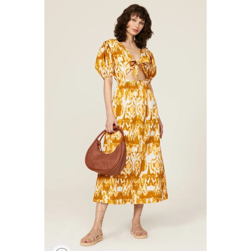 Cleobella Sadie 100% Organic Cotton Midi Dress - Size M